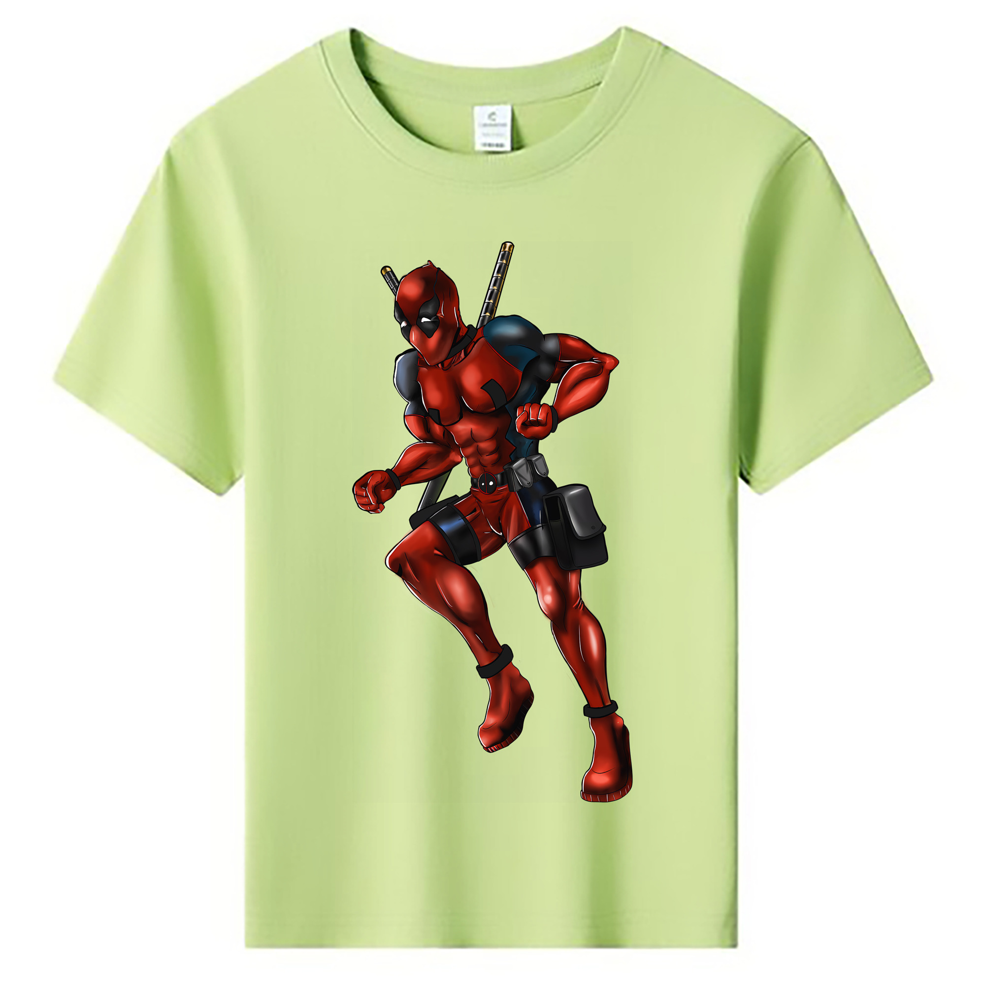 （画像用） Deadpool デッドプール 綿100％キッズTシャツ（フロントプリント）